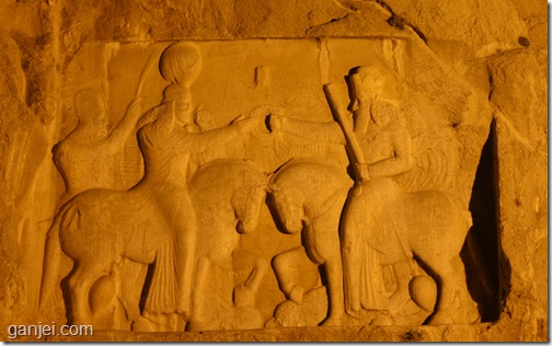 عکس نقش رستم - به شاهی رسیدن اردشیر بابکان