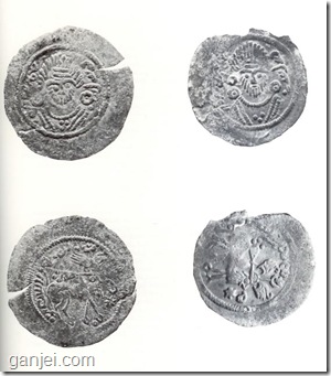 سکه های ساسانی کشف شده در محوطه باستانی ابونصر